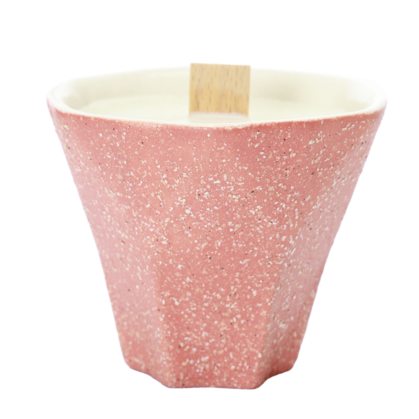 El Yapımı Seramik Bardak Mum (8X7Cm)