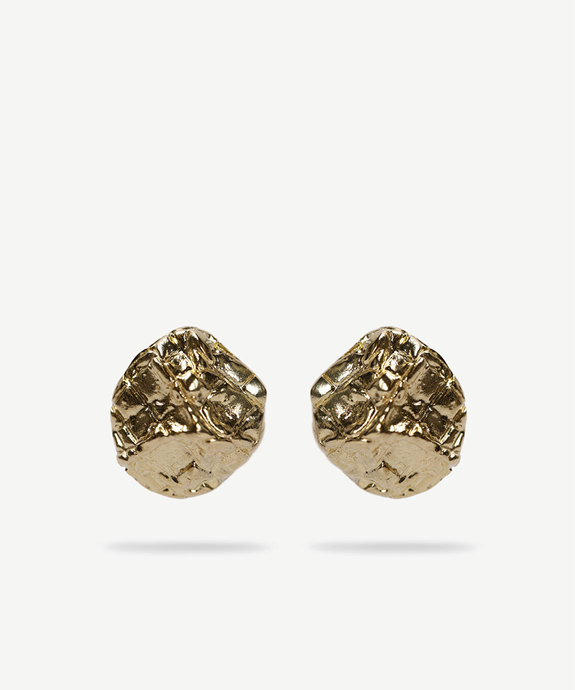 Kübik Gold Küpe