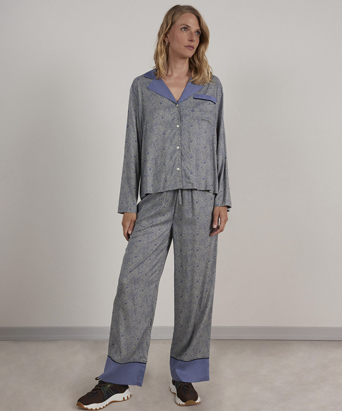 Kontrast Detaylı Pijama Altı