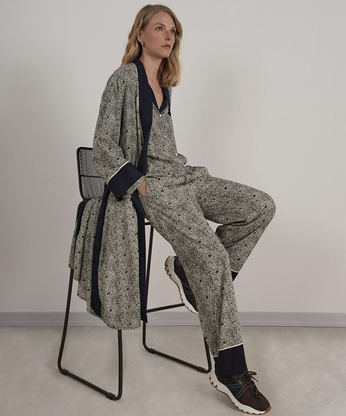 Kontrast Detaylı Pijama Altı