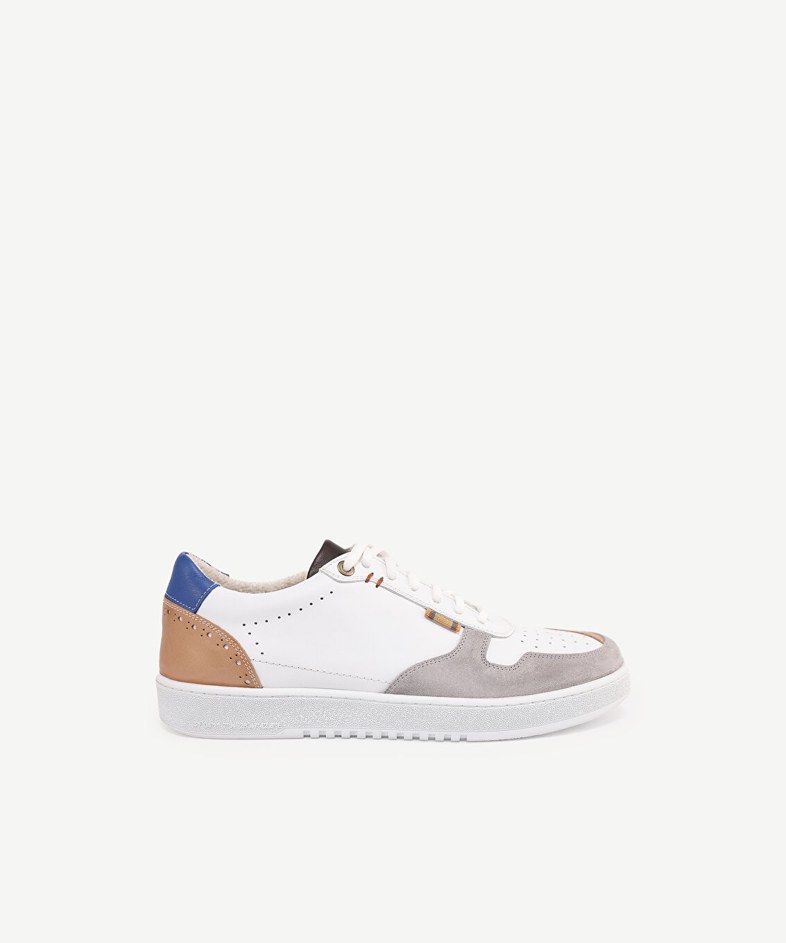 Retro Görünümlü Deri Spor Sneakers