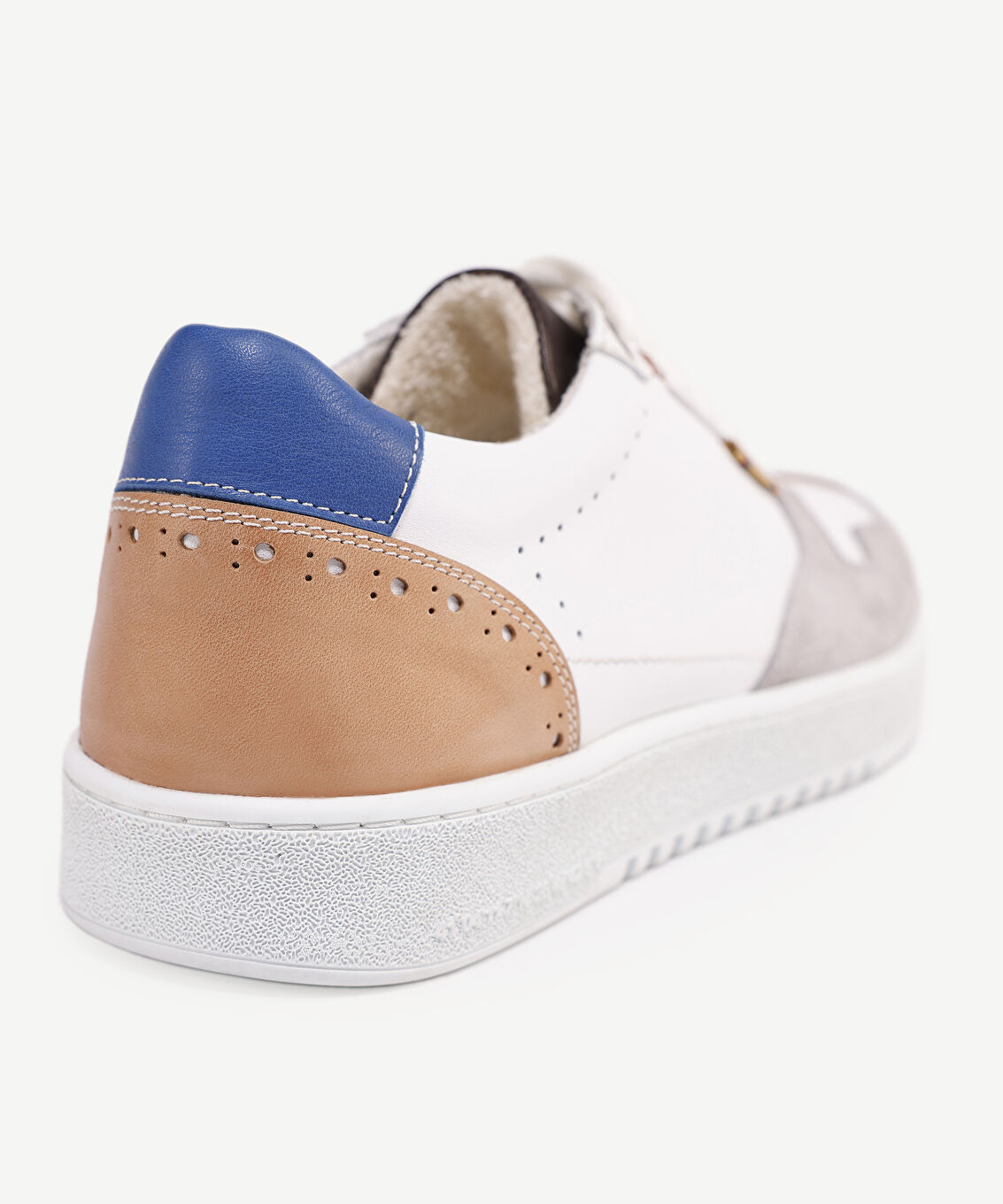 Retro Görünümlü Deri Spor Sneakers