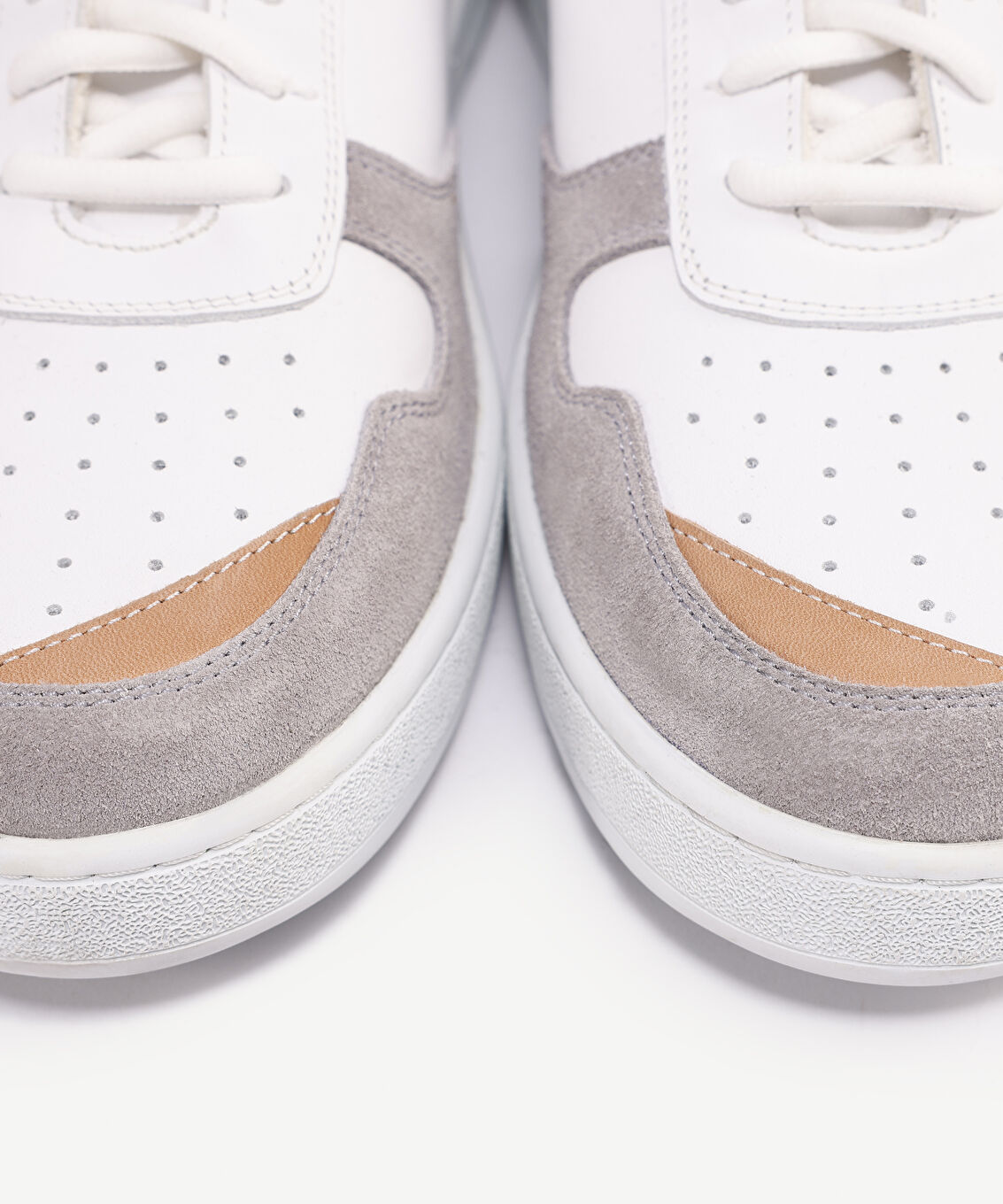 Retro Görünümlü Deri Spor Sneakers