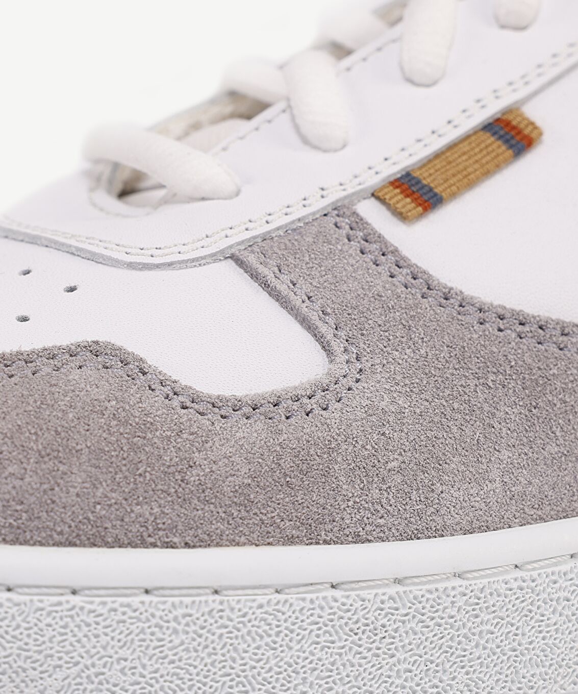 Retro Görünümlü Deri Spor Sneakers