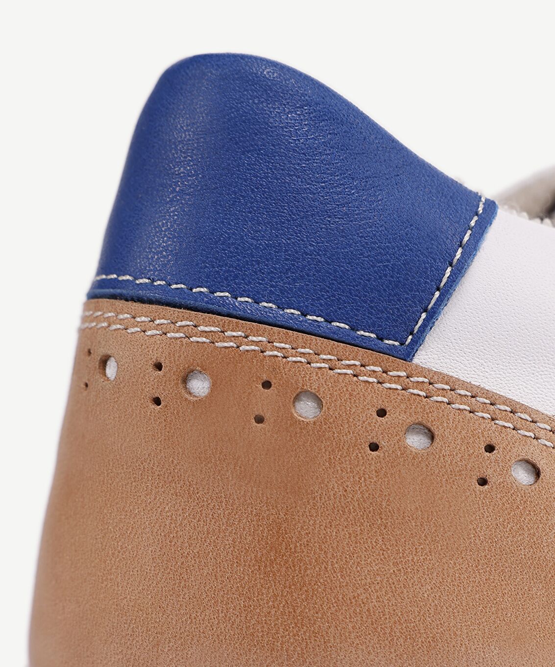 Retro Görünümlü Deri Spor Sneakers