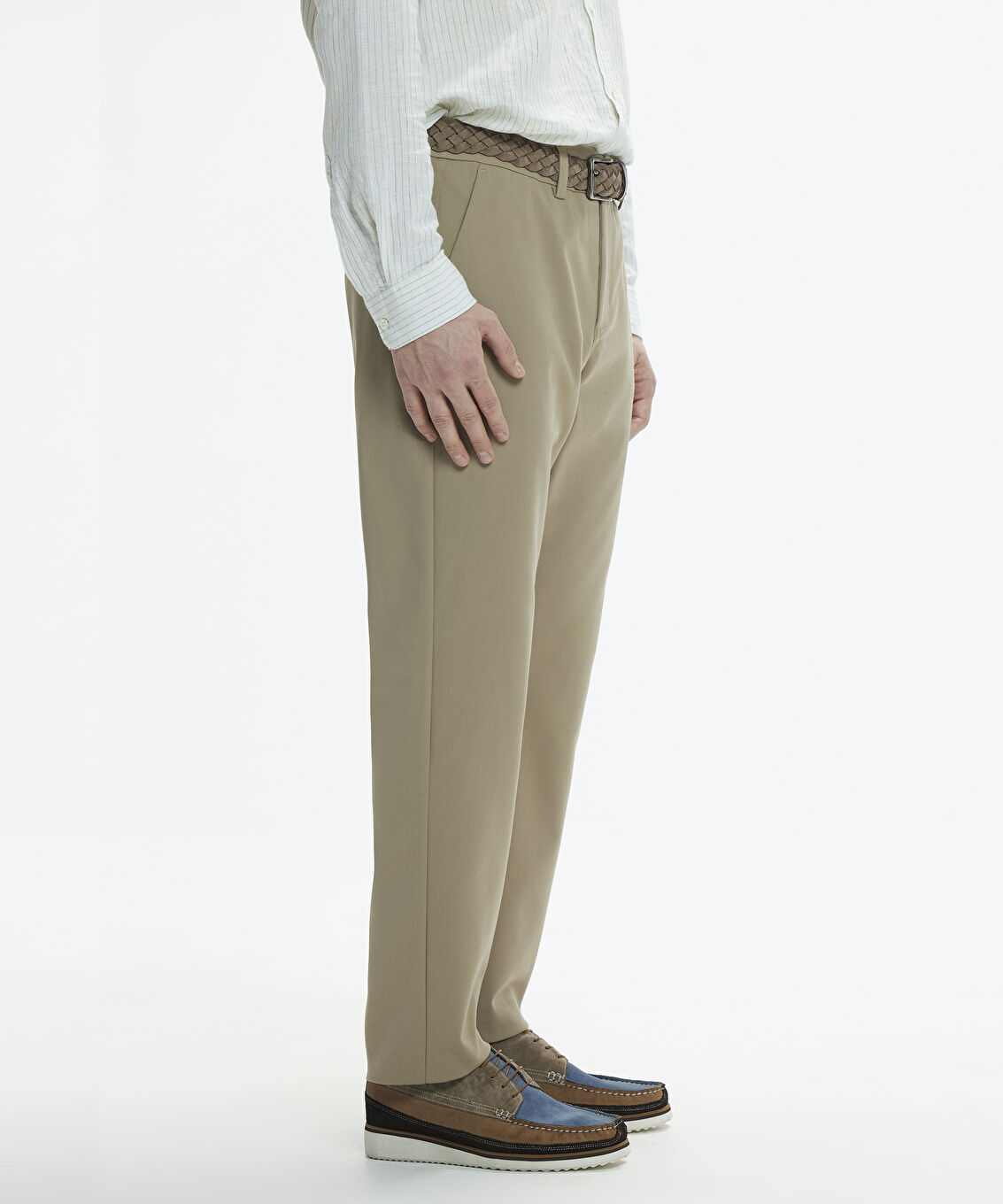 Straight Fit Boru Paça Pantolon