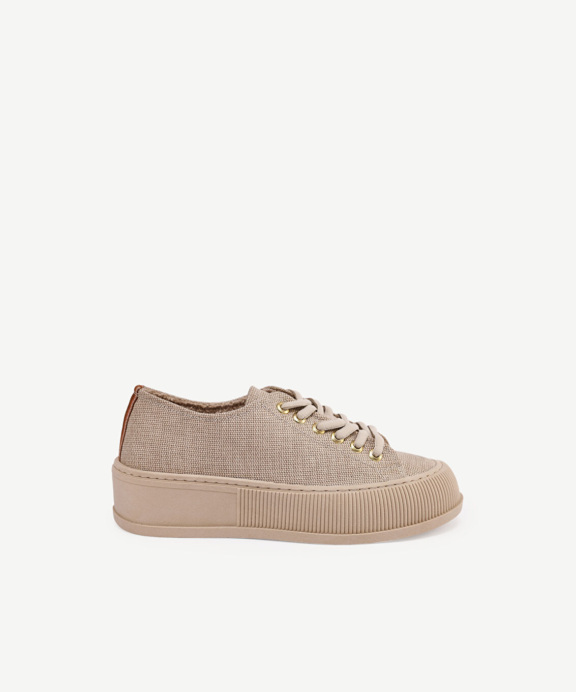Deri Astarlı Kanvas Sneakers
