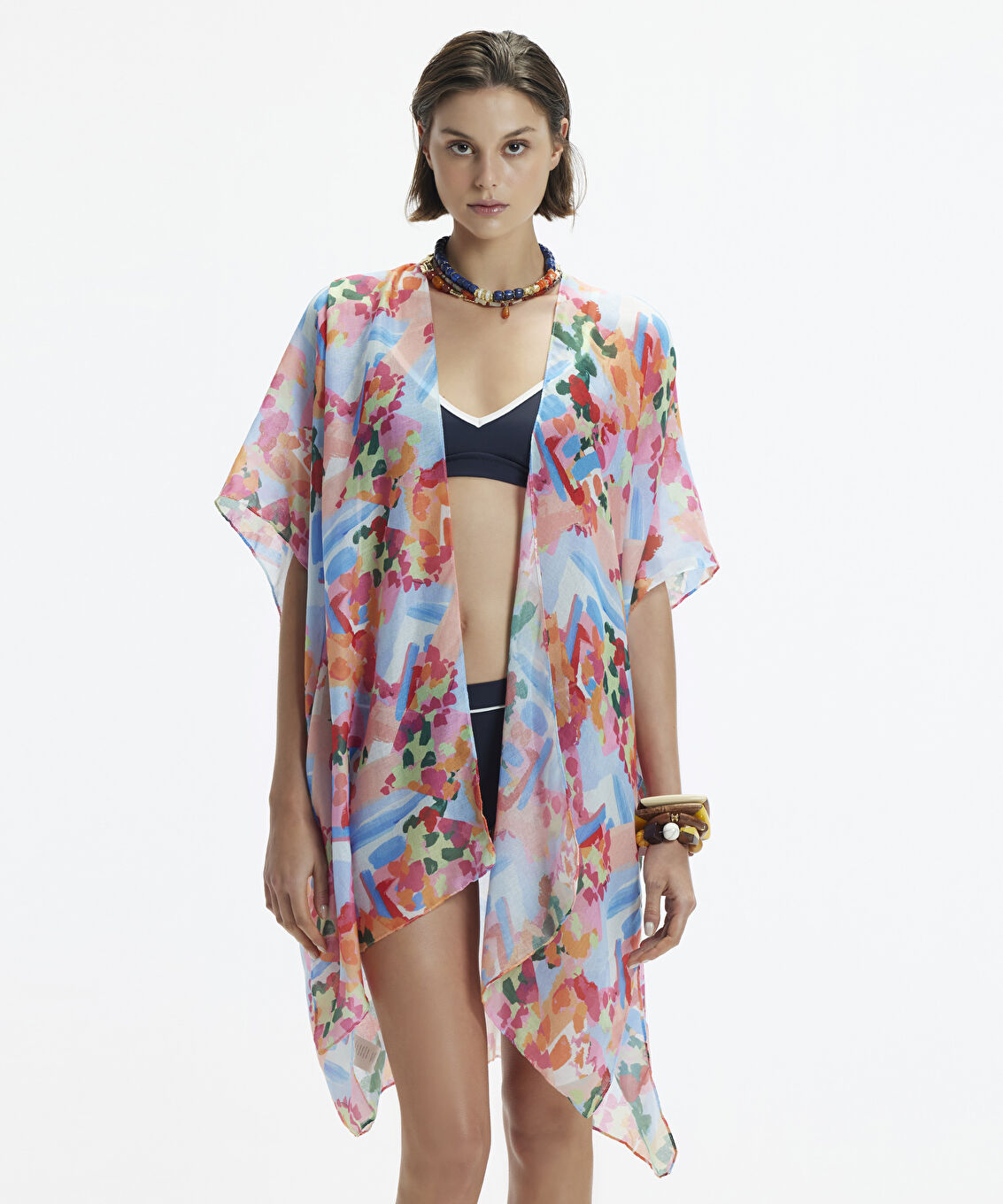 Desenli Kimono