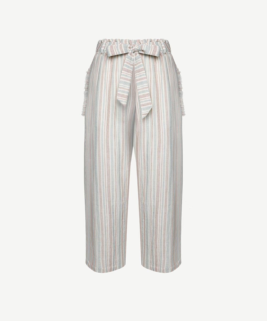 Bağlama Detaylı Croppe Pijama Alti