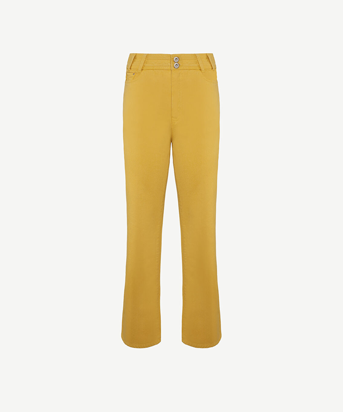 Kemer Detaylı Cropeed Fit Non-Denim Pantolon