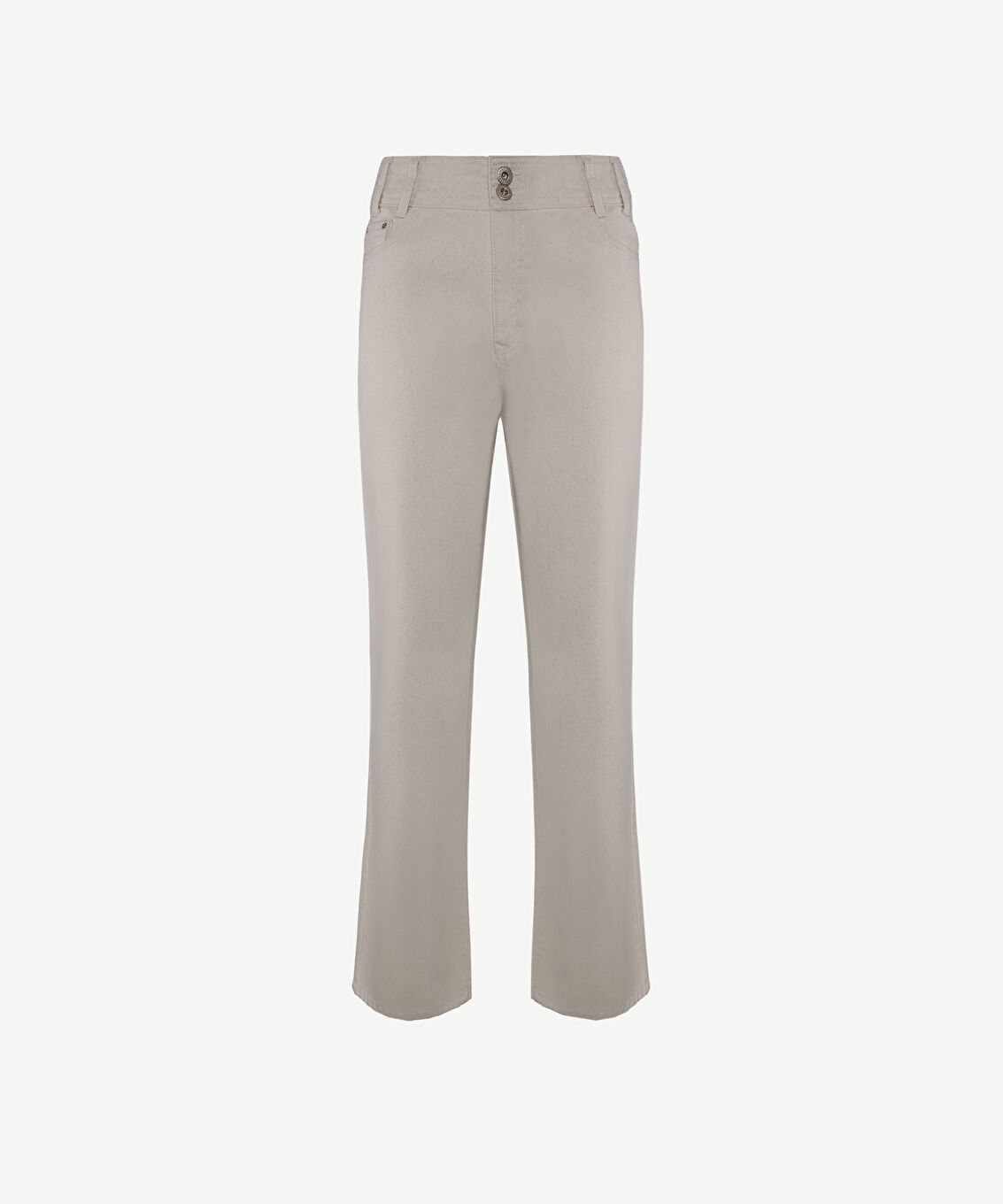 Kemer Detaylı Cropeed Fit Non-Denim Pantolon