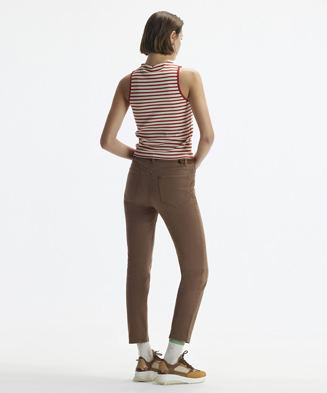 Skinny Fit Non Denim Pantolon