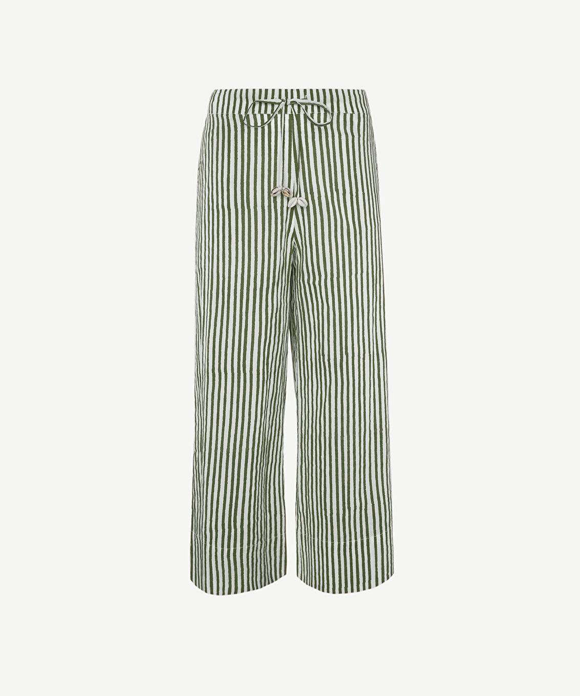 Culotte Fit Beli Bağlamalı Pantolon