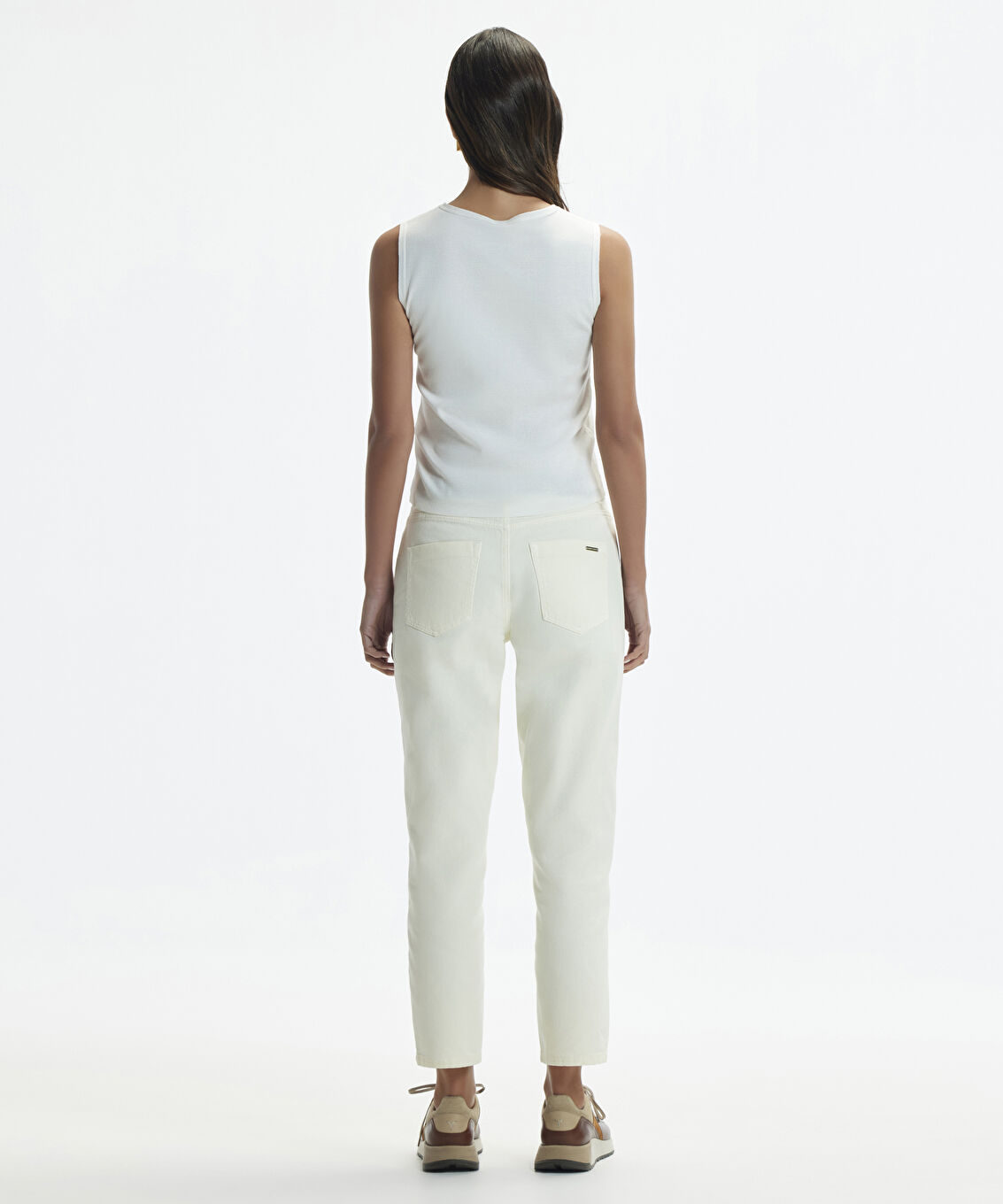 Düz Paça Denim Pantolon