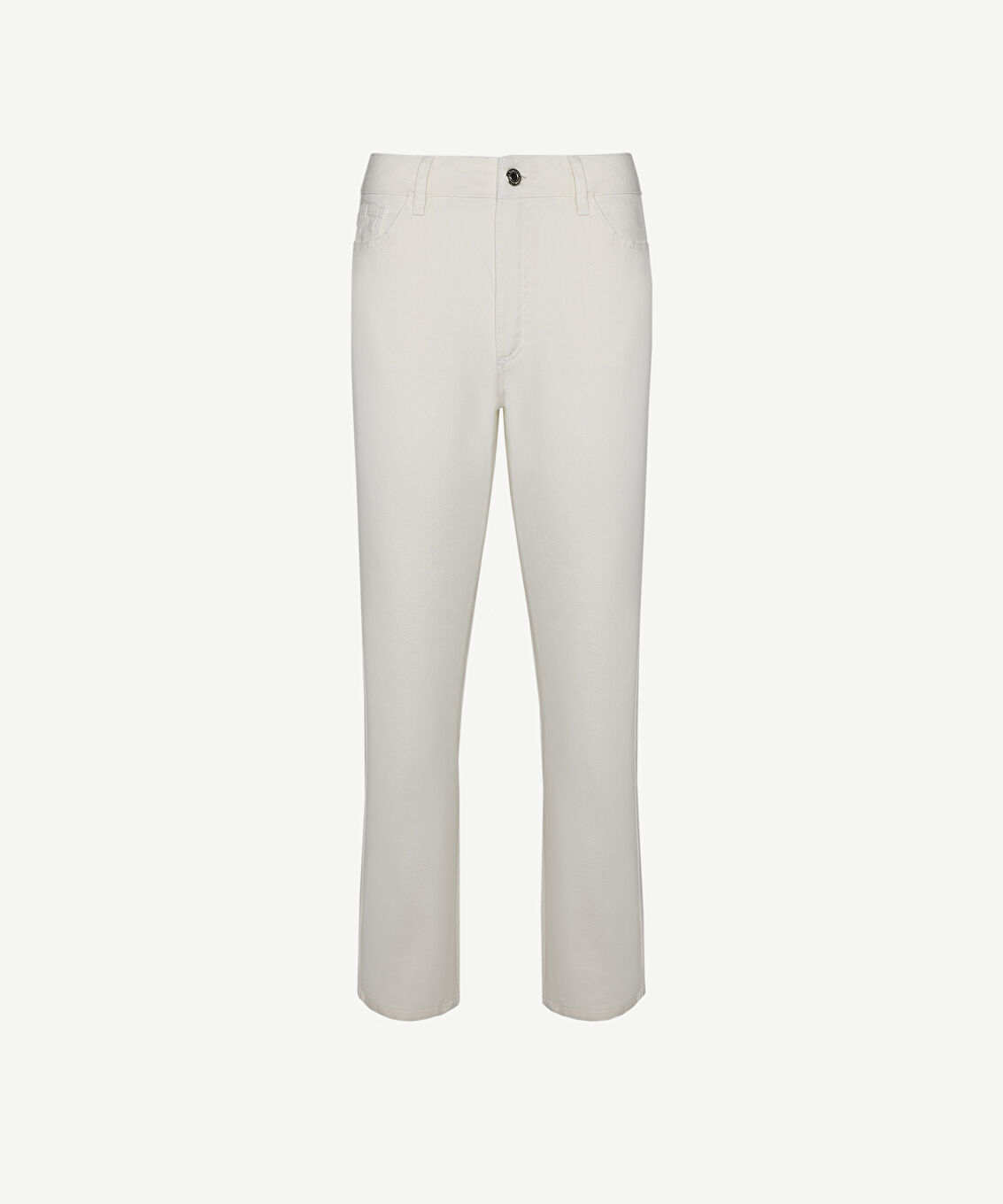 Düz Paça Denim Pantolon
