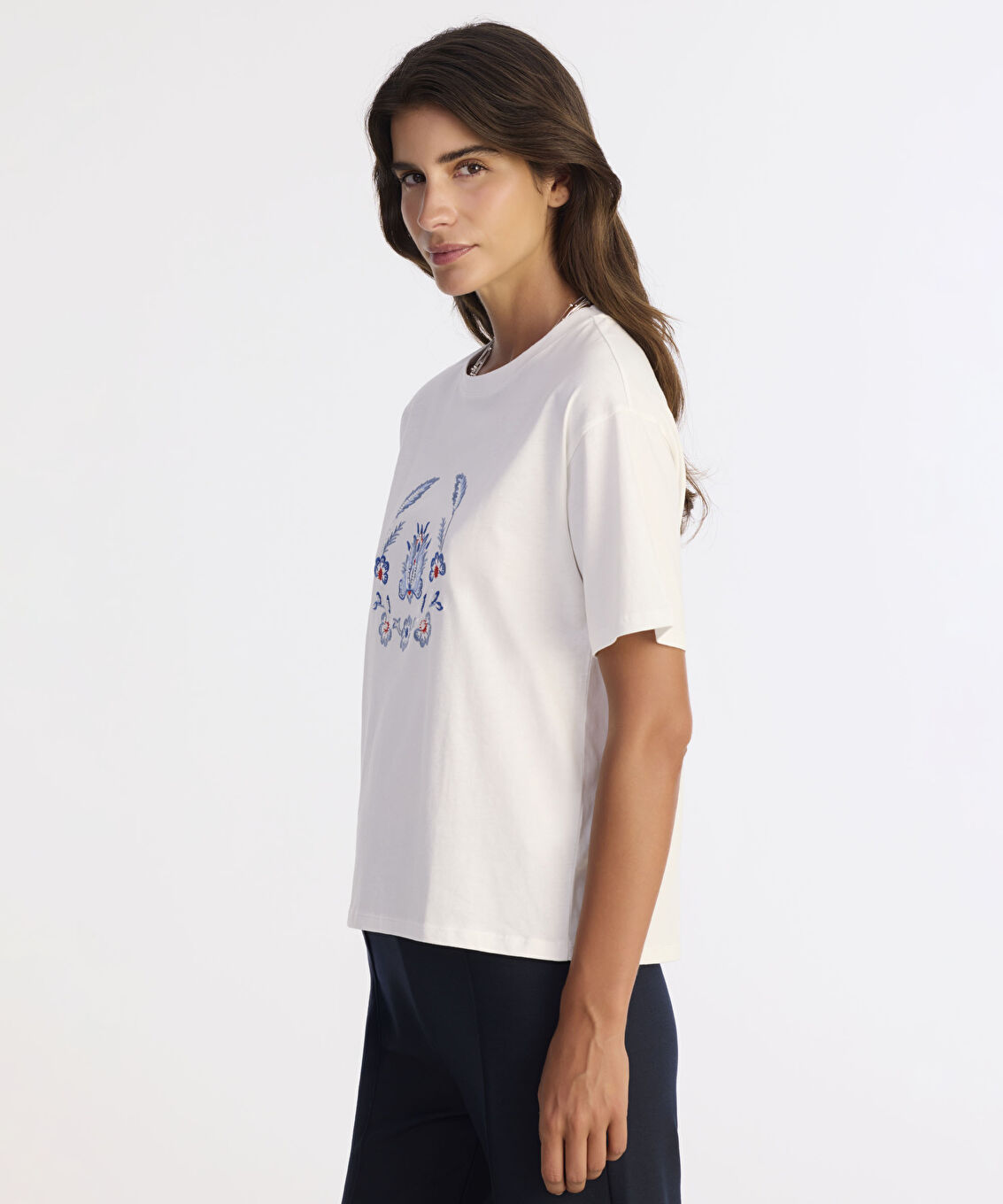 Regular Bisiklet Yaka Kısa Kol T-shirt