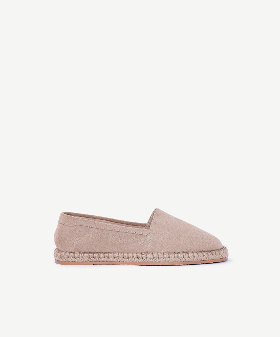 Jüt Tabanlı Deri Espadril