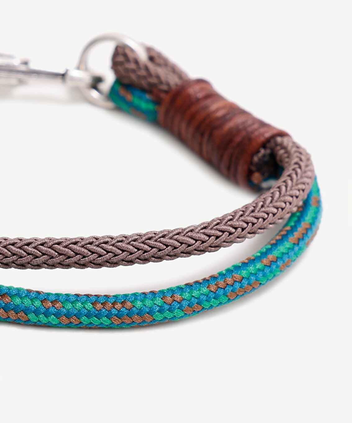 Deri Sarmalı Paracord Bileklik