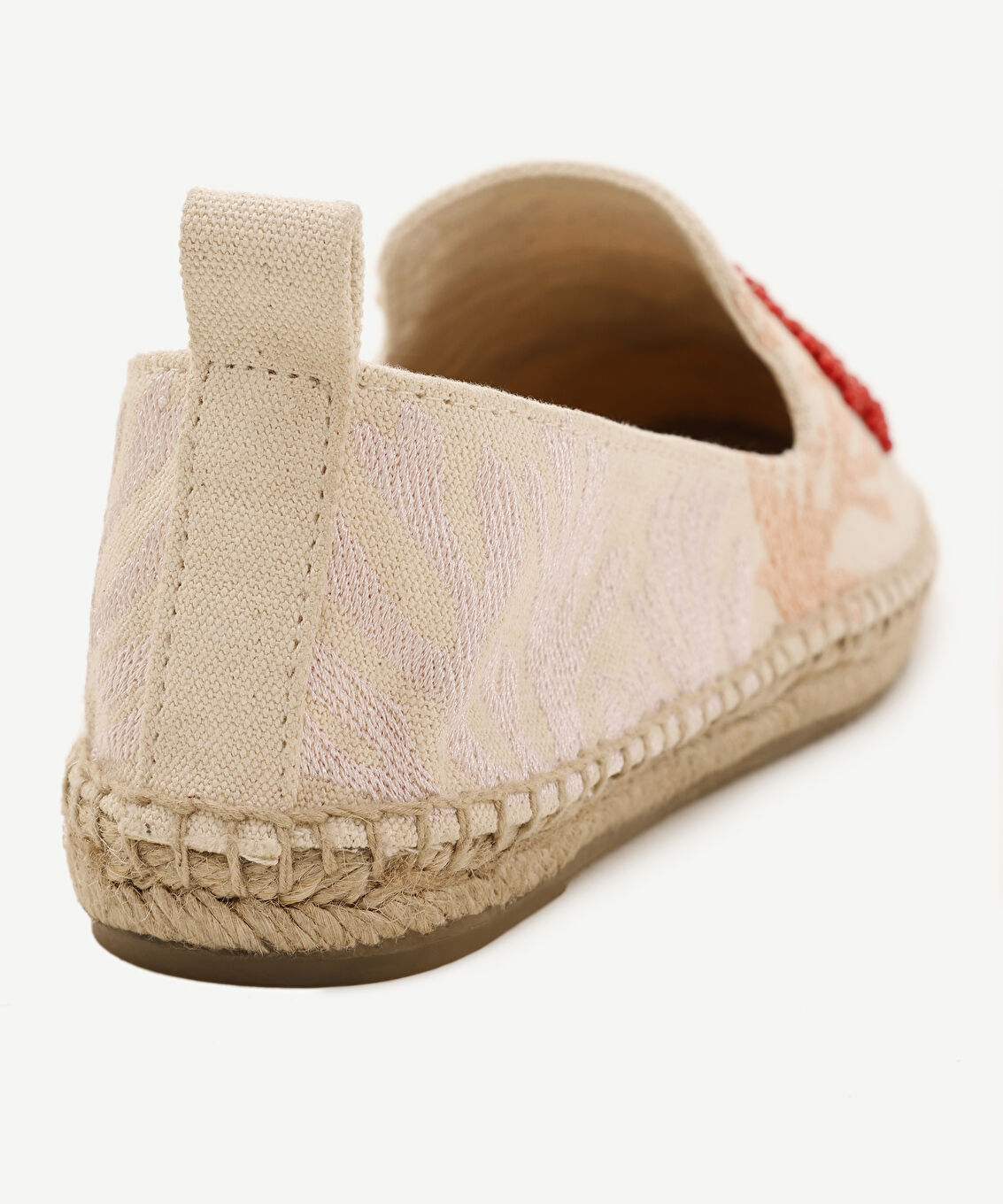 Işleme Detaylı Düz Taban Espadril