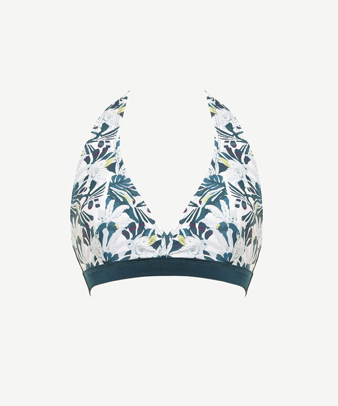 Bağlama Detaylı Kruvaze Bikini Üst