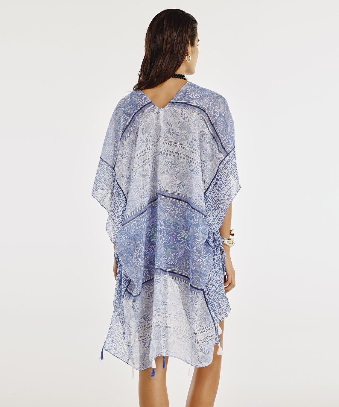 Püskül Detayli Beachwear Tunik