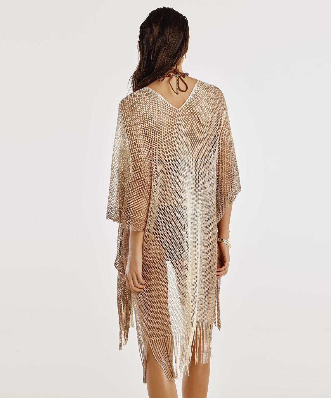 Püskül Detayli Beachwear Tunik