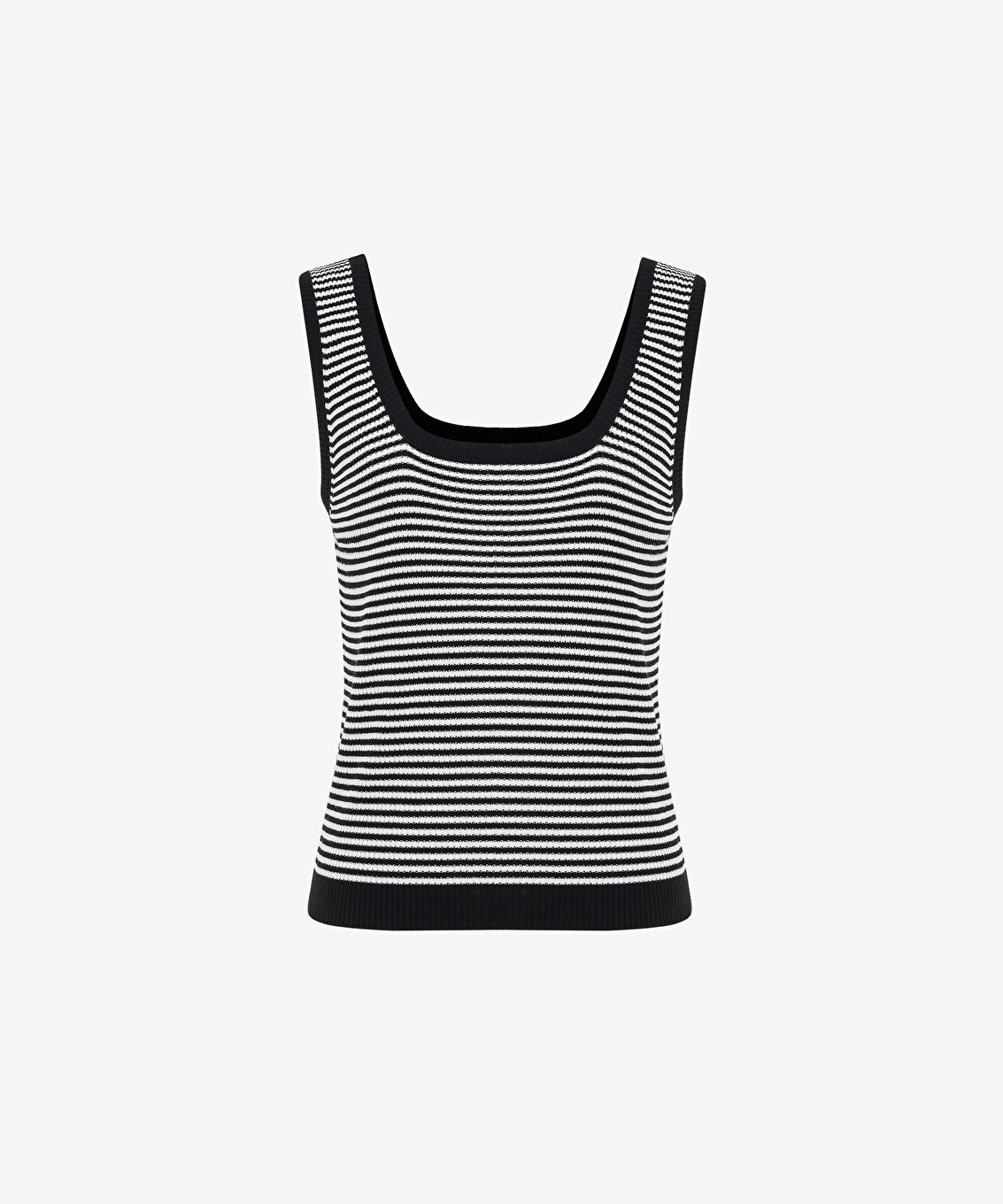 Askılı Cropped Boy Triko Bluz