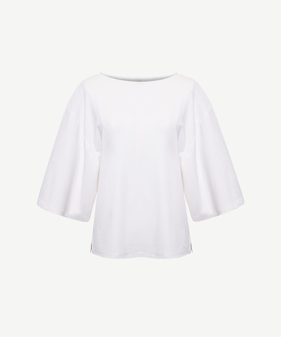 Kayık Yaka Rahat Kesim Tshirt