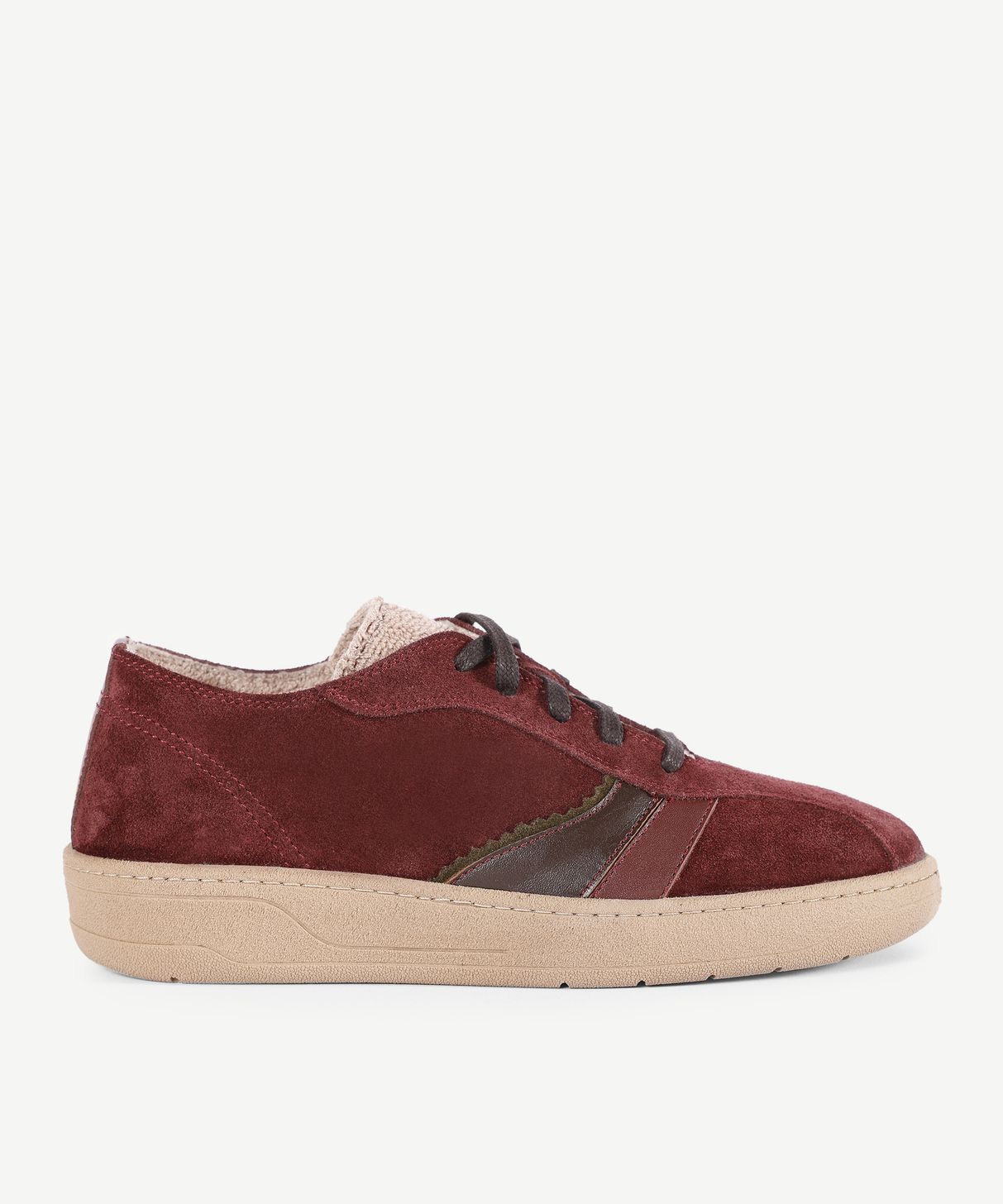 Yargıcı Bordo Retro Süet Sneaker 23KKAY4469X01640 | Yargıcı