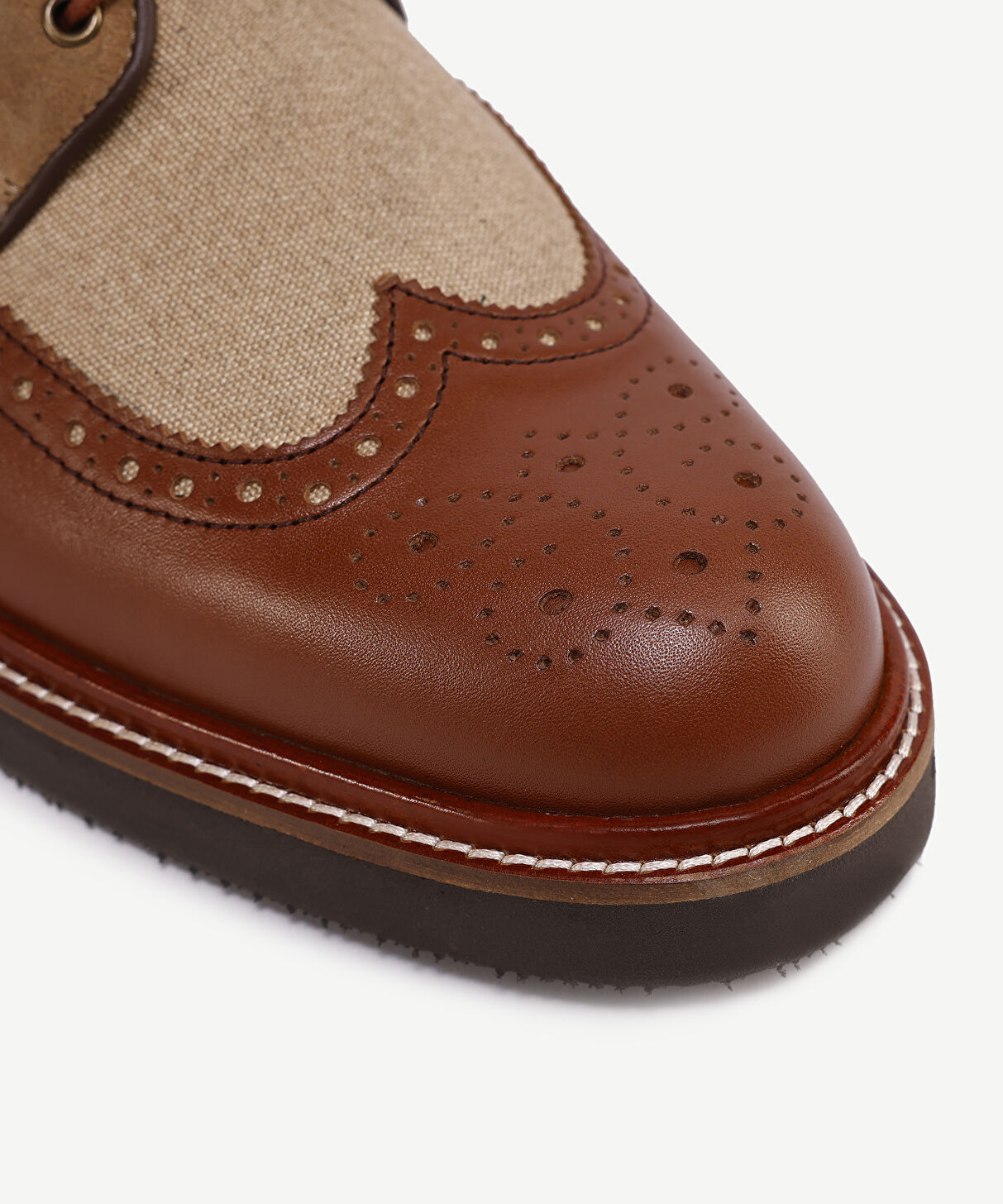 Yargıcı Taba Oxford Bağlı Ayakkabı 24YEAY4462X05744 | Yargıcı