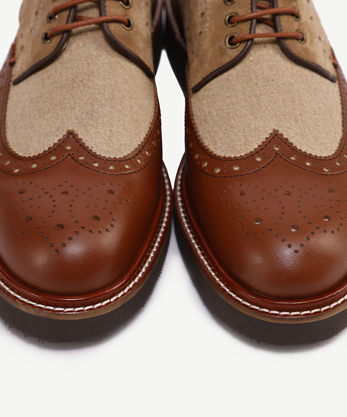 Yargıcı Taba Oxford Bağlı Ayakkabı 24YEAY4462X05744 | Yargıcı