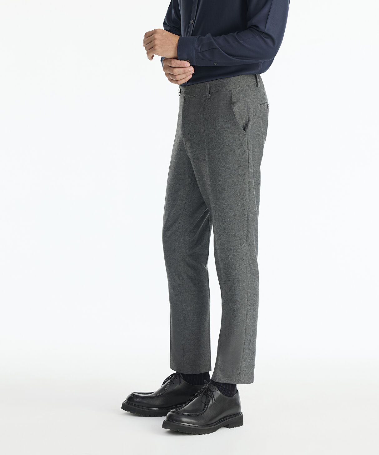 Yargıcı Antrasit Tapered Fit Normal Bel Pantolon 25KEPN3012X05930