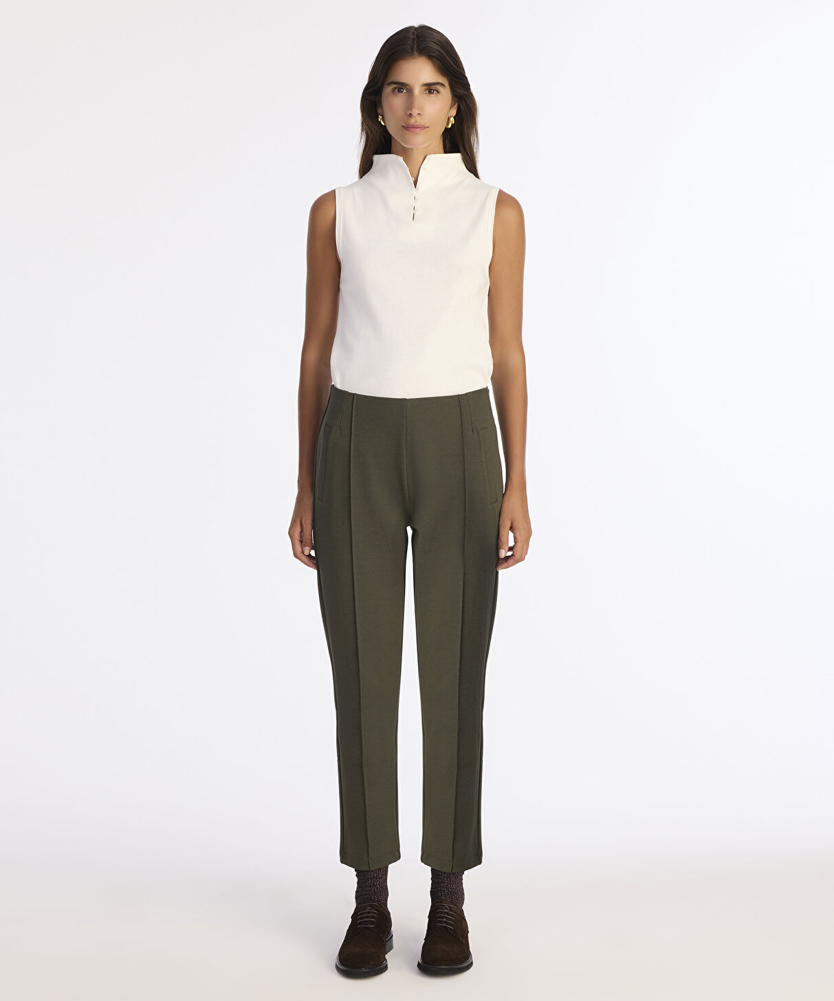 Yargıcı Yeşil Slim Normal Bel Pantolon 25KKPN3076X01434 | Yargıcı