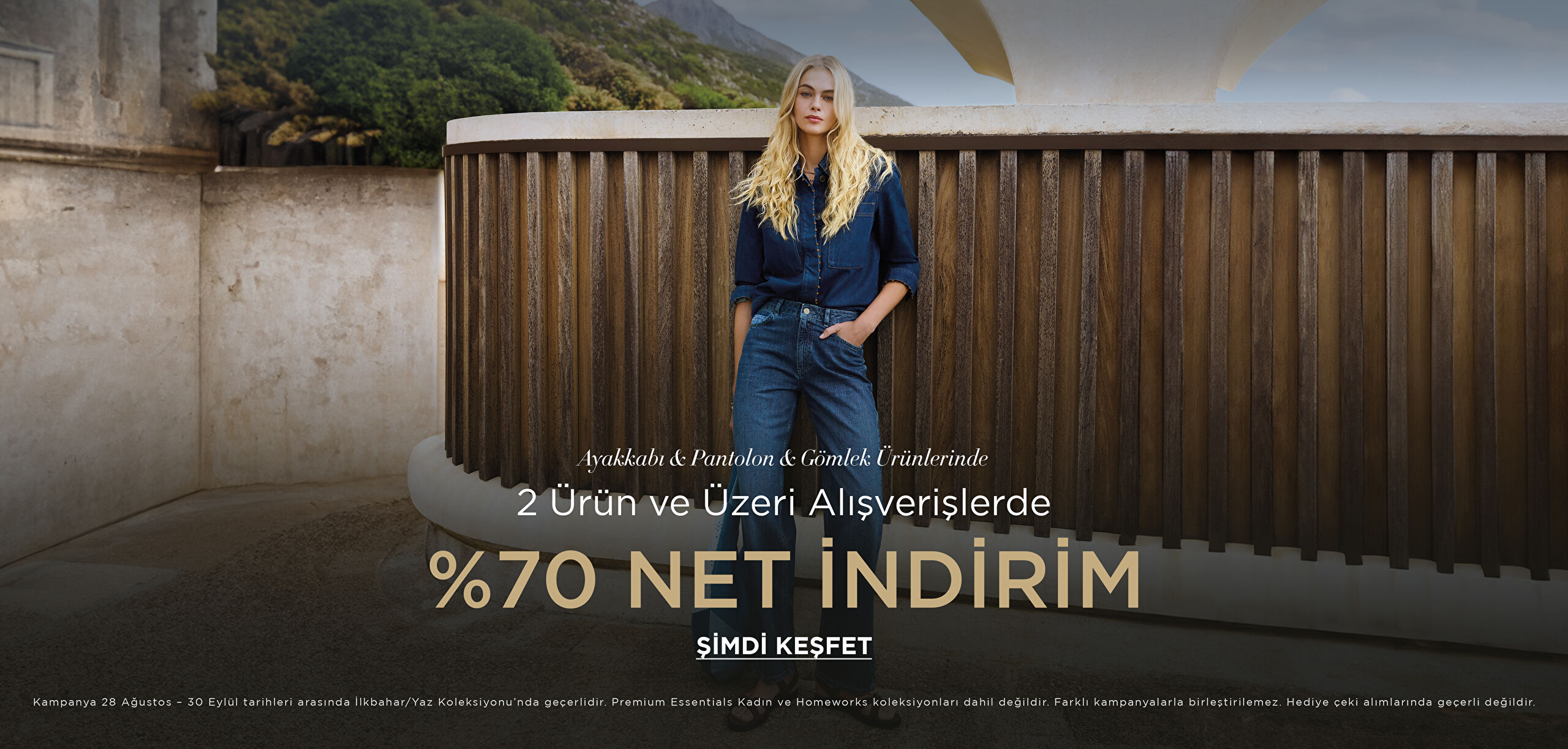 Ayakkabı Pantolon ve Gömleklerde 2 ve Üzeri Net 70