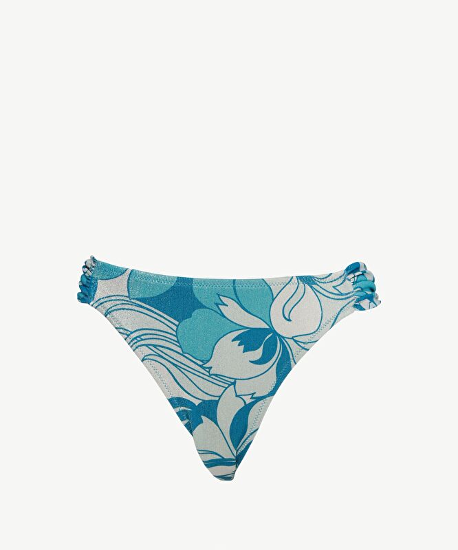 Büzgü Detaylı Bikini Alt