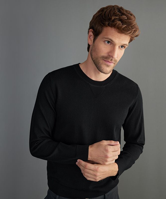 Erkek Bisiklet Yaka Triko