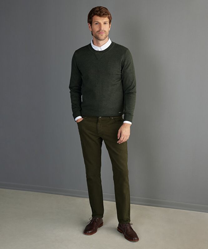 Erkek Bisiklet Yaka Triko