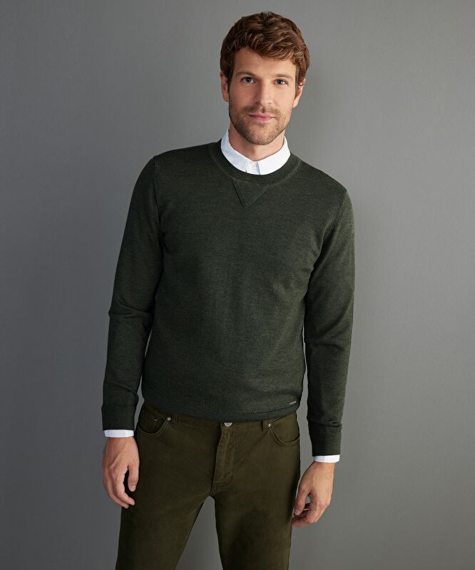 Erkek Bisiklet Yaka Triko