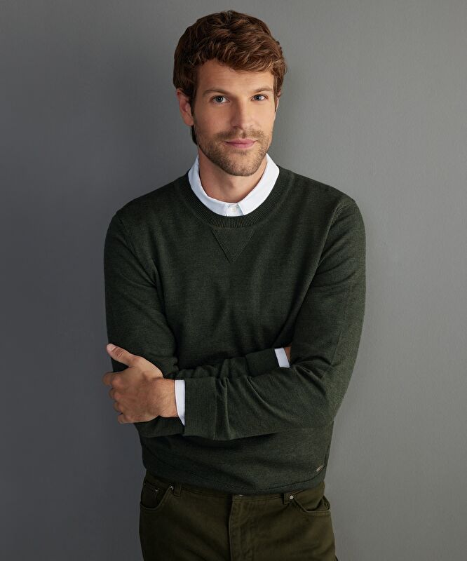 Erkek Bisiklet Yaka Triko