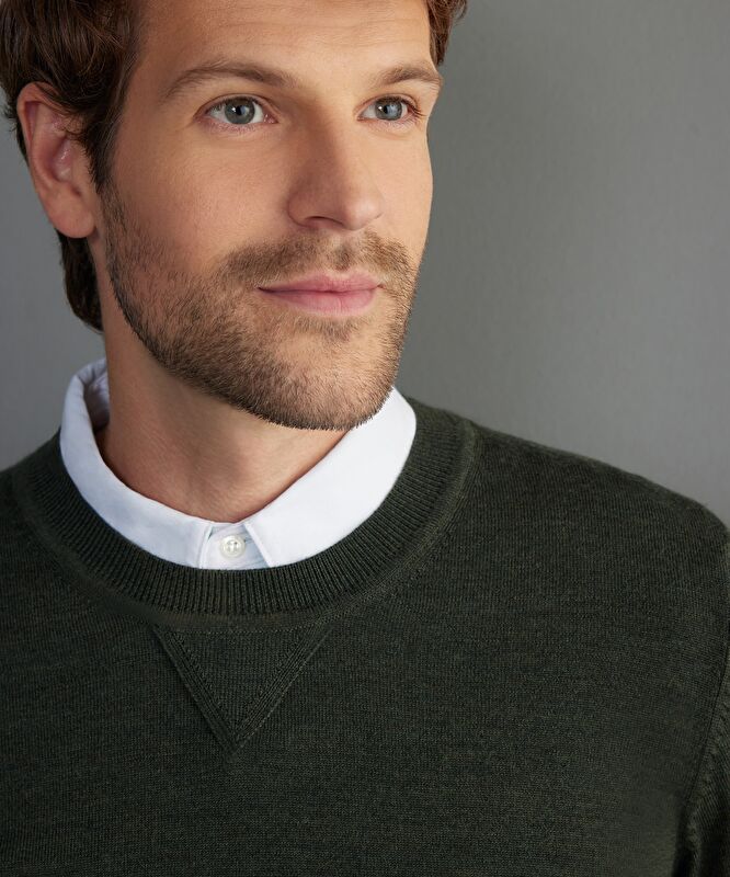 Erkek Bisiklet Yaka Triko