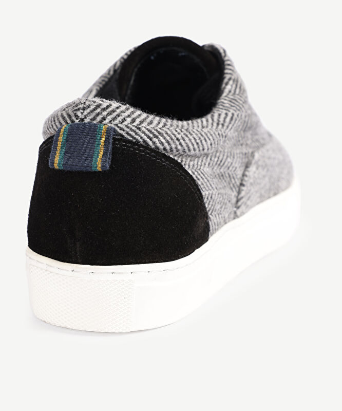 Balıksırt Desenli Kumaş Spor Ayakkabı