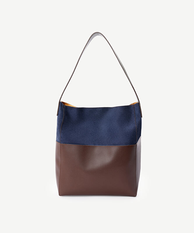 Süet&Deri Omuz Çantası