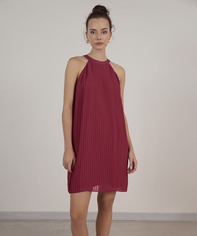 Halter Yaka Elbise