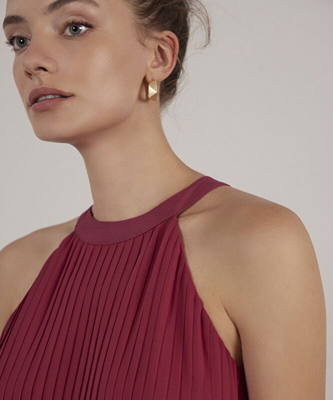 Halter Yaka Elbise