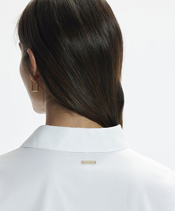 Uzun Kollu Düz Kesim Gömlek