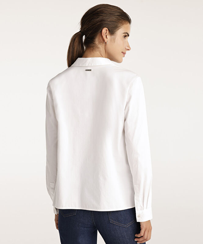 Uzun Kollu Düz Kesim Gömlek