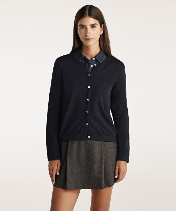 Bisiklet Yakalı Hırka