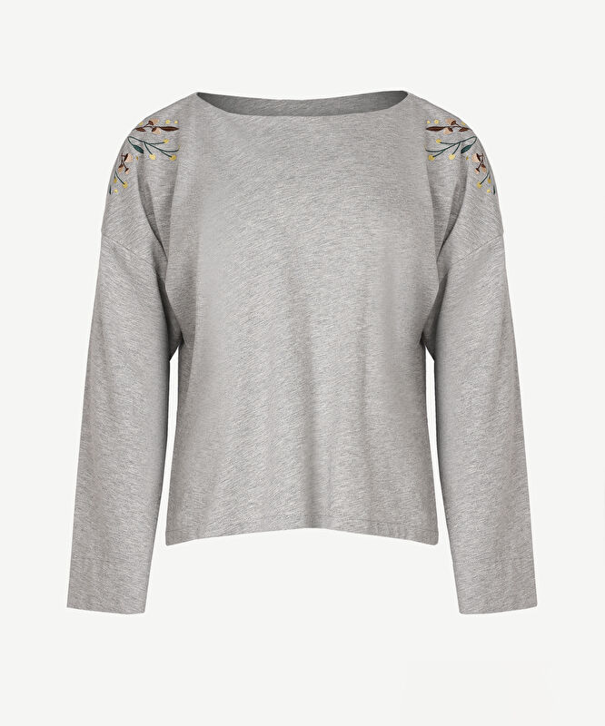 Nakış Detaylı Sweatshırt