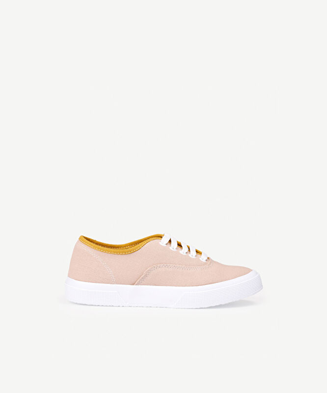 Düz Renk Kumaş Sneaker