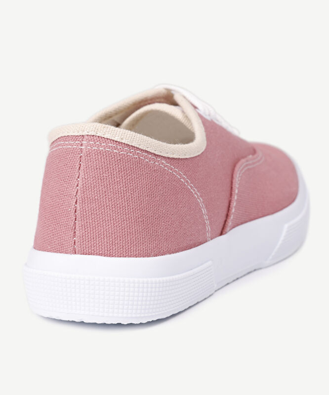 Düz Renk Kumaş Sneaker